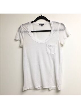 Vince basic white pocket Tee